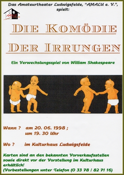 Die Komdie der Irrungen